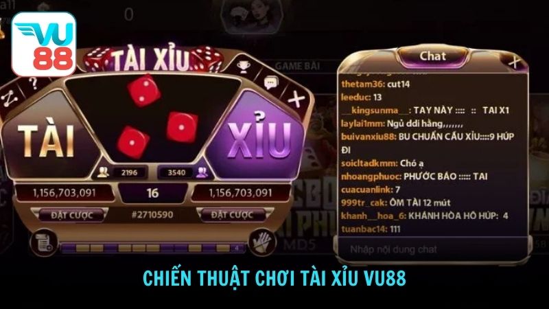 Chiến thuật chơi Tài Xỉu VU88