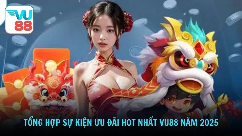 Tổng hợp sự kiện ưu đãi hot nhất VU88 năm 2025