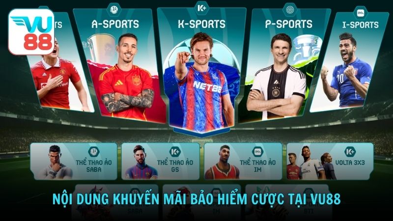 Nội dung chi tiết khuyến mãi bảo hiểm cược tại VU88