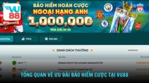 Tổng quan về ưu đãi bảo hiểm cược tại VU88